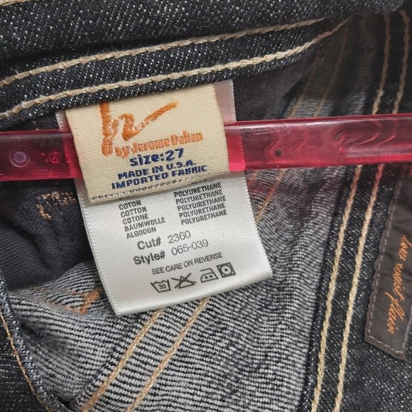 Citizens of Humanity Black Jeans Jerome Dahan Naomi Stretch Low Waist Flair 27 - Picture 9 of 12